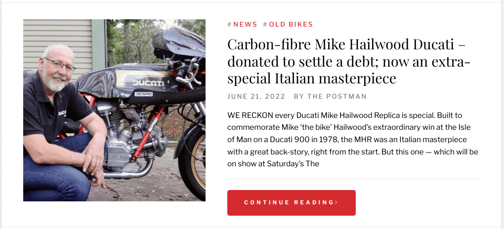 Carbon fibre Ducati MHR900 for sale