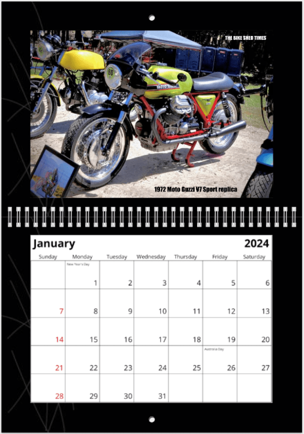 The Bike Shed Times Classic 2024 calendar order yours now! • The Bike