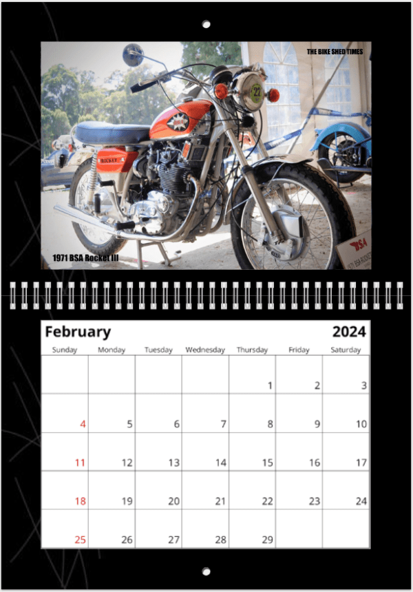 The Bike Shed Times Classic 2024 calendar order yours now! • The Bike