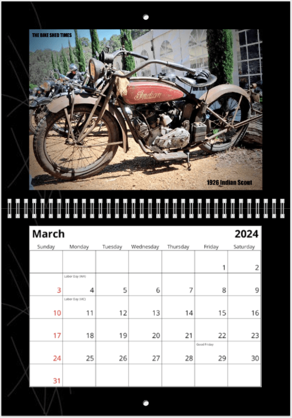 The Bike Shed Times Classic 2024 calendar order yours now! • The Bike