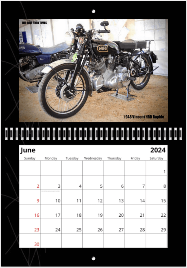 The Bike Shed Times Classic 2024 calendar order yours now! • The Bike