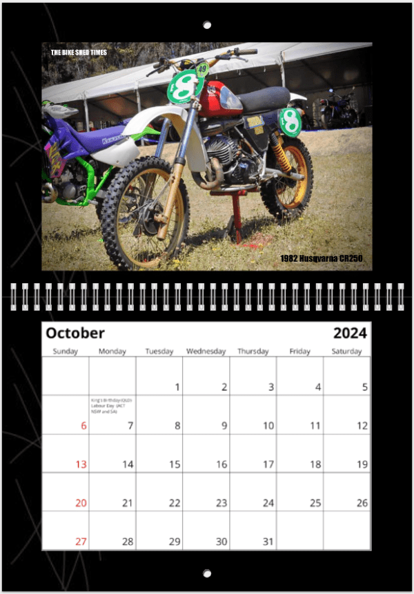 The Bike Shed Times Classic 2024 calendar order yours now! • The Bike