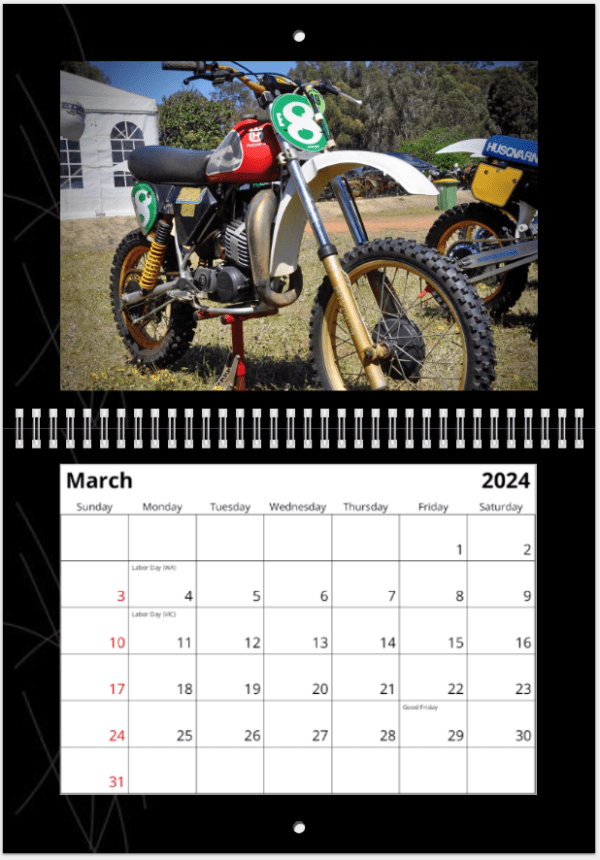 Vintage Dirt Bike 2024 calendar order yours now! • The Bike Shed Times