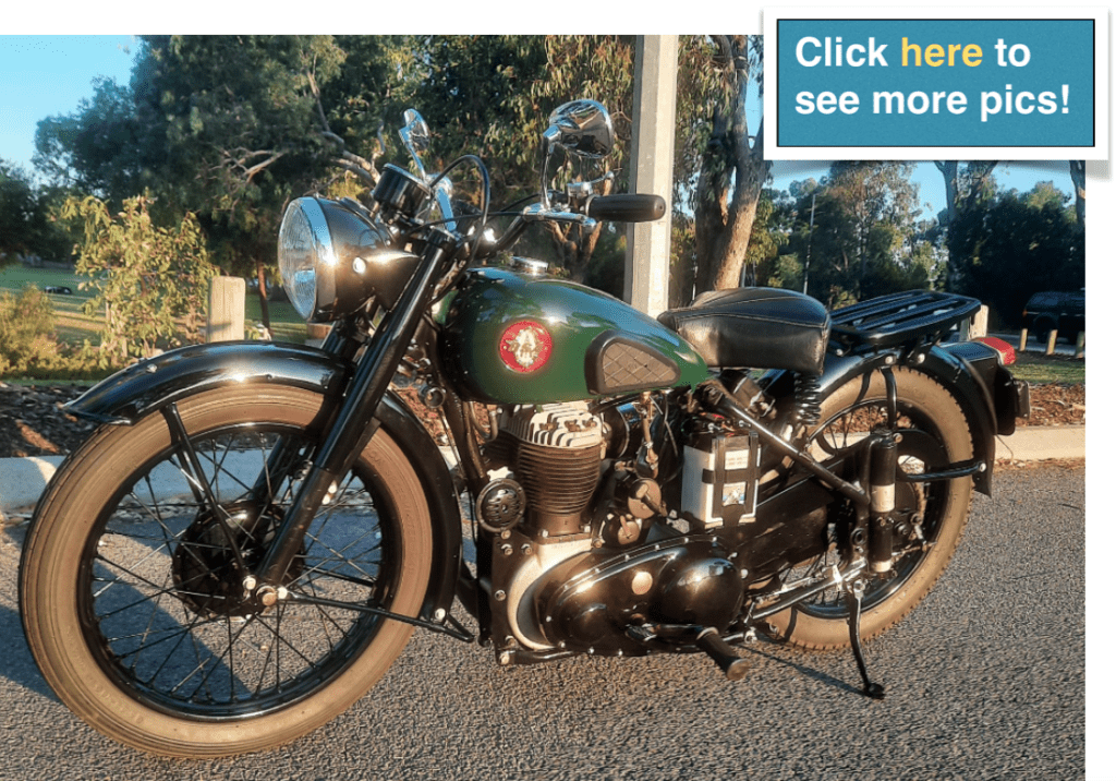 classic BSA motorcycle for sale